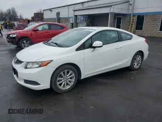 2012 Honda Civic Cpe EX-L with VIN 2HGFG3B06CH541589, listed as a Copart auction lot 52282275 with 137,635 mi miles and Salvage Title. Bid and sale history available at carsss.com. Image 1.