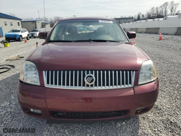 2005 Mercury Montego Premier with VIN 1MEFM42115G603371, listed as a Copart auction lot 48586595 with 142,098 mi miles and Salvage Title. Bid and sale history available at carsss.com. Image 5.