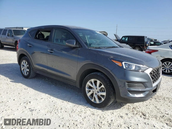 2021 Hyundai Tucson SE with VIN KM8J23A45MU400261, listed as a Copart auction lot 48171765 with 73,535 mi miles and Salvage Title. Bid and sale history available at carsss.com. Image 4.