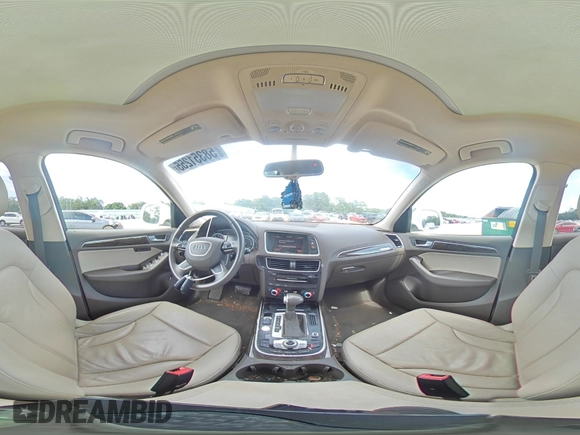 2014 Audi Q5 Premium Plus with VIN WA1LFAFP5EA101925, listed as a Copart auction lot 58351255 with 107,126 mi miles and Salvage title. Bid and sale history available at DreamBid. Image 15.