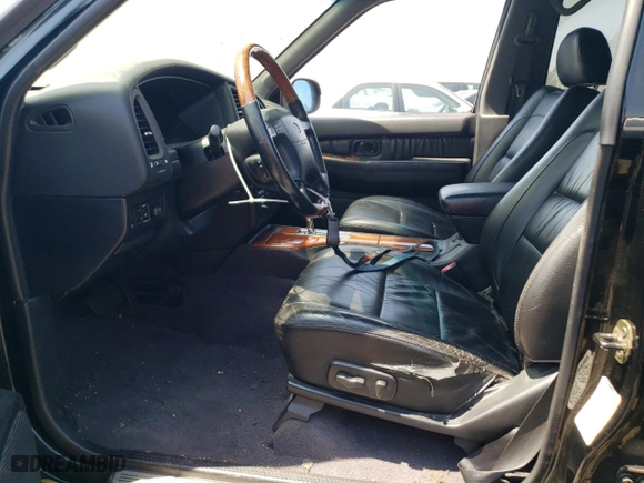 2001 Infiniti QX4 Luxury with VIN JNRDR09Y21W225440, listed as a Copart auction lot 62967994 with 160259 miles and Clean Title. Bid and sale history available at carsss.com. Image 7.