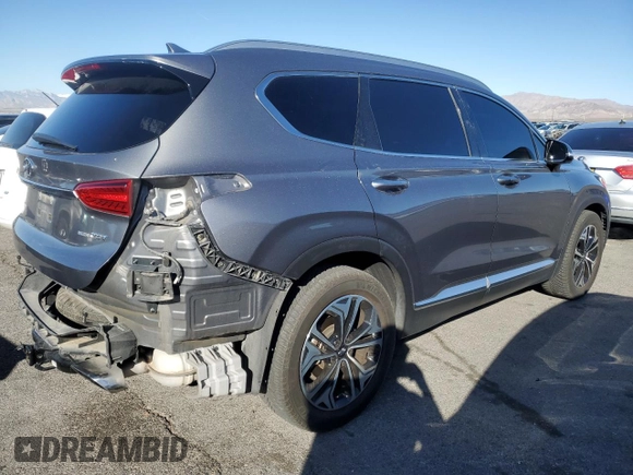 2019 Hyundai Santa Fe Ultimate with VIN 5NMS5CAA2KH059265, listed as a Copart auction lot 48357665 with 5,312 mi miles and Salvage Title. Bid and sale history available at carsss.com. Image 3.