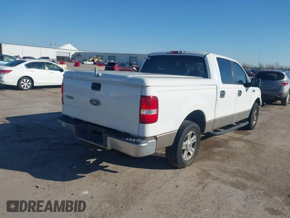 2005 Ford F-150 XLT with VIN 1FTPW12585FA54825, listed as a IAAI auction lot 41662210 with 288,819 mi miles. Bid and sale history available at carsss.com. Image 4.