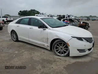 2014 Lincoln MKZ with VIN 3LN6L2GK9ER827244, listed as a Copart auction lot 54993145 with 209,717 mi miles and Salvage Title. Bid and sale history available at carsss.com. Image 4.