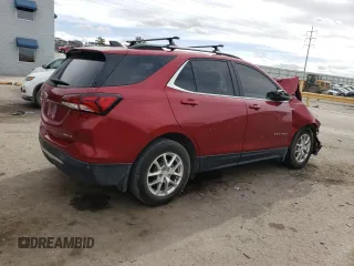 2022 Chevrolet Equinox LT z VIN 3GNAXUEV9NL213882, wystawiony jako Copart lot #44521165 z przebiegiem 173 737 mil mil oraz Szkoda całkowita • Salvage title. Historia ofert i sprzedaży dostępna na DreamBid. Obrazek 3.