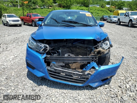 2021 Nissan Versa SV with VIN 3N1CN8EV5ML817624, listed as a Copart auction lot 58752455 with 94,240 mi miles and Salvage title. Bid and sale history available at DreamBid. Image 5.