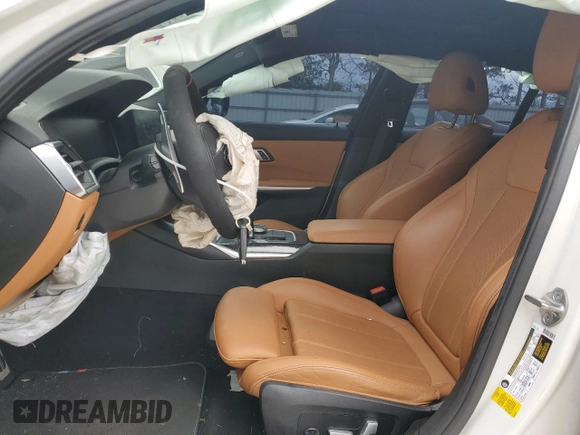 2022 BMW 3 Series M340i with VIN 3MW5U7J05N8C57442, listed as a Copart auction lot 47429075 with 50,798 mi miles and Salvage Title. Bid and sale history available at carsss.com. Image 7.