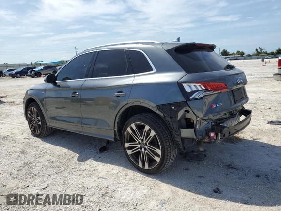 2018 Audi SQ5 Prestige with VIN WA1C4AFY0J2064155, listed as a Copart auction lot 64546094 with 58,247 mi miles and Salvage Title. Bid and sale history available at DreamBid. Image 2.