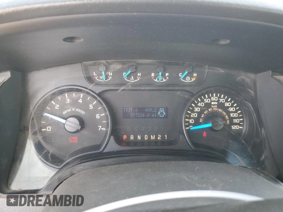 2014 Ford F-150 XL with VIN 1FTNF1ET7EKD39895, listed as a Copart auction lot 73953064 with 271,226 mi miles and Salvage title. Bid and sale history available at DreamBid. Image 9.