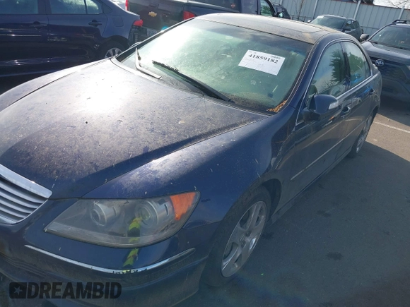 2008 Acura RL Tech Pkg with VIN JH4KB16678C002194, listed as a IAAI auction lot 41859182 with 1 mi miles. Bid and sale history available at carsss.com. Image 6.