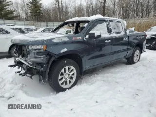 2020 Chevrolet Silverado 1500 LTZ with VIN 1GCUYGED4LZ226363, listed as a Copart auction lot 88464605 with Not Provided miles and Salvage Title. Bid and sale history available at DreamBid. Image 1.