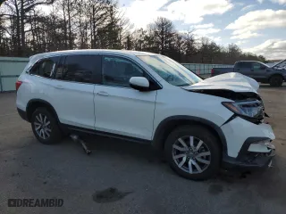2019 Honda Pilot EX-L with VIN 5FNYF6H50KB076830, listed as a Copart auction lot 49957565 with 93,707 mi miles and Salvage Title. Bid and sale history available at carsss.com. Image 4.