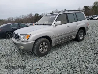 2001 Toyota Land Cruiser with VIN JTEHT05JX12004912, listed as a Copart auction lot 48230735 with 0 mi miles and Salvage Title. Bid and sale history available at carsss.com. Image 1.