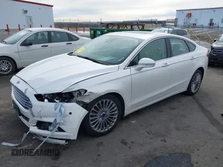 2015 Ford Fusion Titanium with VIN 3FA6P0D96FR192778, listed as a IAAI auction lot 41643030 with 141,805 mi miles. Bid and sale history available at carsss.com. Image 18.