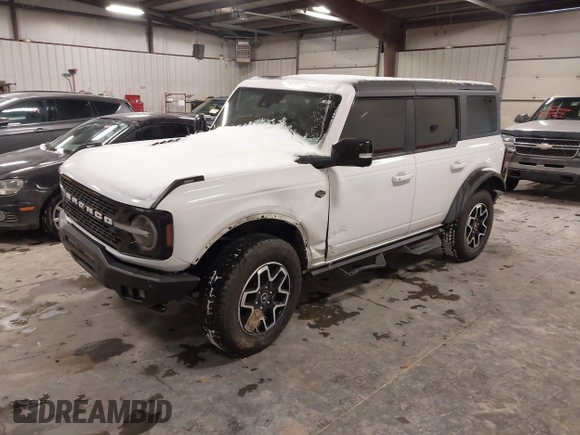 2021 Ford Bronco with VIN 1FMEE5DP6MLA71957, listed as a IAAI auction lot 41587072 with 42,896 mi miles and . Bid and sale history available at DreamBid. Image 17.