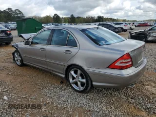 2005 Mercedes-Benz C 230 Kompressor with VIN WDBRF40J95F705498, listed as a Copart auction lot 50466115 with 161,488 mi miles and Salvage title. Bid and sale history available at DreamBid. Image 2.