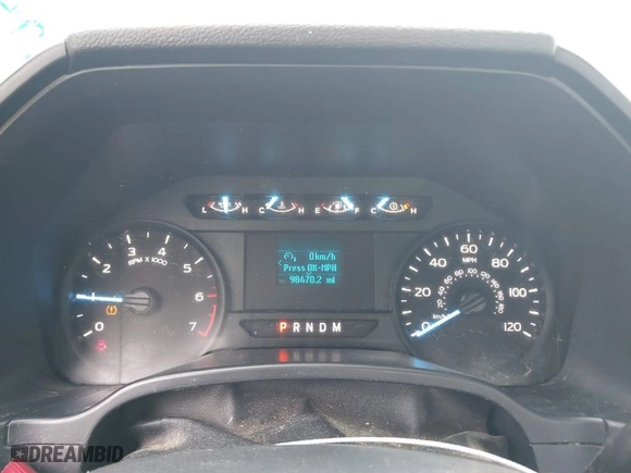 2019 Ford F-150 XL with VIN 1FTMF1C53KKD08509, listed as a IAAI auction lot 41742988 with 98,470 mi miles. Bid and sale history available at carsss.com. Image 7.