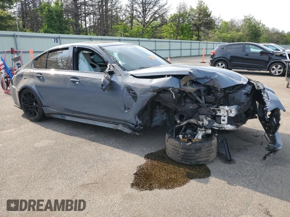 2024 BMW M3 Competition xDrive z VIN WBS43AY06RFT60878, wystawiony jako Copart lot #59680505 z przebiegiem 6 551 mil mil oraz Szkoda całkowita • Salvage title. Historia ofert i sprzedaży dostępna na DreamBid. Obrazek 4.