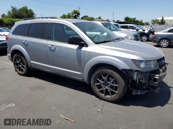 2017 Dodge Journey SXT z VIN 3C4PDCBG7HT547666, wystawiony jako Copart lot #57987875 z przebiegiem 124 484 mil mil oraz Szkoda całkowita • Salvage title. Historia ofert i sprzedaży dostępna na DreamBid. Obrazek 4.