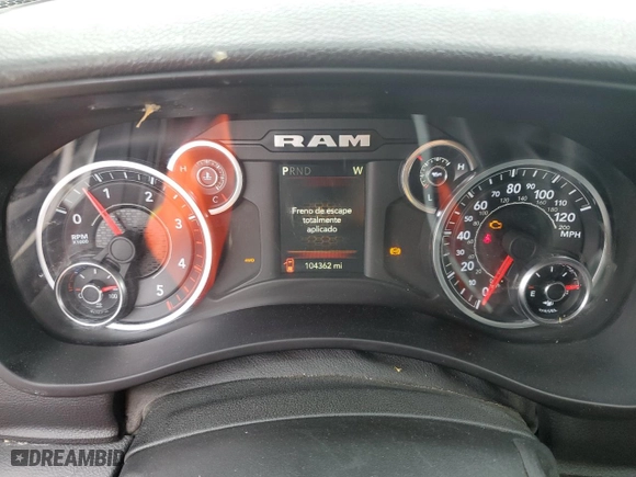 2022 Ram 3500 Chassis Cab Tradesman with VIN 3C7WRTCLXNG408373, listed as a Copart auction lot 81469904 with 104,362 mi miles and Salvage Title. Bid and sale history available at carsss.com. Image 9.