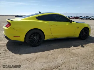 2021 Ford Mustang GT with VIN 1FA6P8CF3M5105831, listed as a Copart auction lot 50841185 with 114,399 mi miles and Salvage Title. Bid and sale history available at carsss.com. Image 3.
