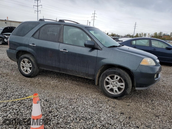 2004 Acura MDX Touring Pkg with VIN 2HNYD18694H545213, listed as a Copart auction lot 75741424 with 238,540 mi miles and Salvage Title. Bid and sale history available at carsss.com. Image 4.