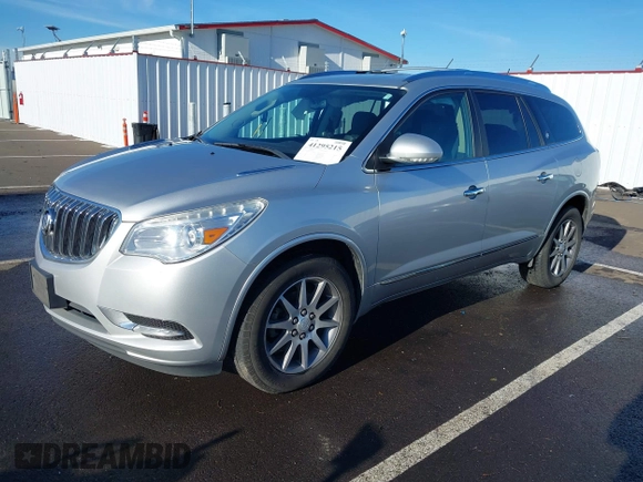 2015 Buick Enclave Leather with VIN 5GAKVBKD5FJ153659, listed as a IAAI auction lot 41295215 with 208,446 mi miles and . Bid and sale history available at carsss.com. Image 2.