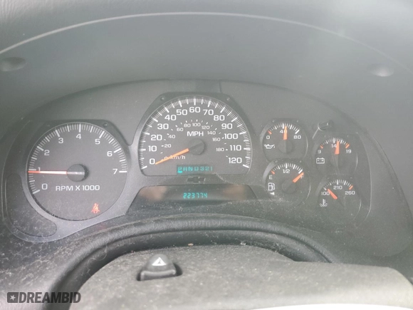 2005 Chevrolet TrailBlazer LS with VIN 1GNES16SX56157819, listed as a Copart auction lot 47137885 with 223,774 mi miles and Salvage Title. Bid and sale history available at carsss.com. Image 9.