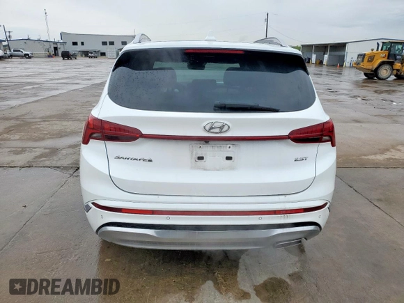 2022 Hyundai Santa Fe Calligraphy with VIN 5NMS54AL1NH466537, listed as a Copart auction lot 49398865 with 20,016 mi miles and Salvage Title. Bid and sale history available at carsss.com. Image 6.