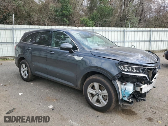 2023 Kia Sorento LX with VIN 5XYRG4LC8PG243107, listed as a Copart auction lot 44451625 with 42,256 mi miles and Salvage Title. Bid and sale history available at DreamBid. Image 4.