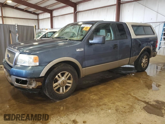 2005 Ford F-150 XLT with VIN 1FTPX125X5NB81756, listed as a Copart auction lot 57835215 with 208,233 mi miles and Salvage title. Bid and sale history available at DreamBid. Image 1.