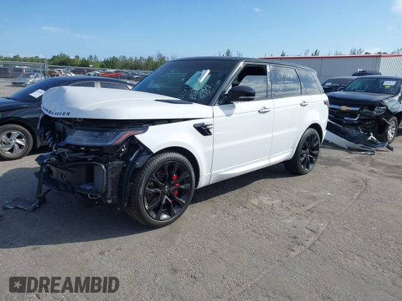 2021 Land Rover Range Rover Sport HST with VIN SALWS2RU5MA760939, listed as a IAAI auction lot 41263100 with 66,712 mi miles. Bid and sale history available at carsss.com. Image 18.