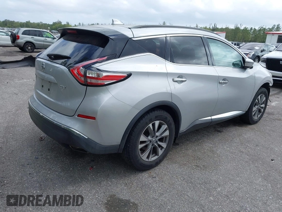 2018 Nissan Murano SL z VIN 5N1AZ2MG8JN124465, wystawiony jako IAAI lot #41633799 z przebiegiem 70 691 mil mil oraz . Historia ofert i sprzedaży dostępna na DreamBid. Obrazek 4.