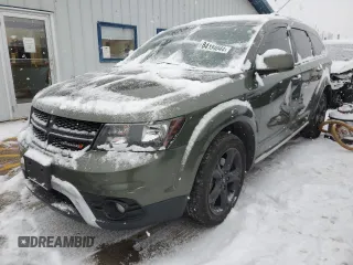 2019 Dodge Journey Crossroad z VIN 3C4PDDGG4KT811044, wystawiony jako Copart lot #84184044 z przebiegiem 84 829 mil mil oraz Szkoda całkowita • Salvage title. Historia ofert i sprzedaży dostępna na DreamBid. Obrazek 1.