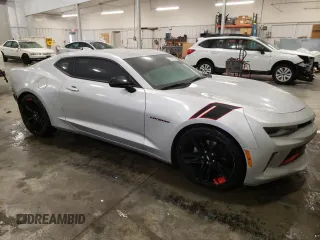 2018 Chevrolet Camaro 1LT with VIN 1G1FB1RS0J0100320, listed as a Copart auction lot 37662363 with 57,237 mi miles. Bid and sale history available at carsss.com. Image 4.