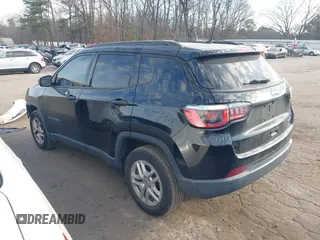 2018 Jeep Compass Sport with VIN 3C4NJCAB8JT136983, listed as a IAAI auction lot 41669070 with 131,983 mi miles. Bid and sale history available at carsss.com. Image 3.