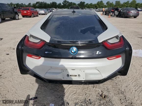 2017 BMW i8 with VIN WBY2Z2C34HV676805, listed as a Copart auction lot 59118804 with 30,346 mi miles and Salvage Title. Bid and sale history available at carsss.com. Image 6.