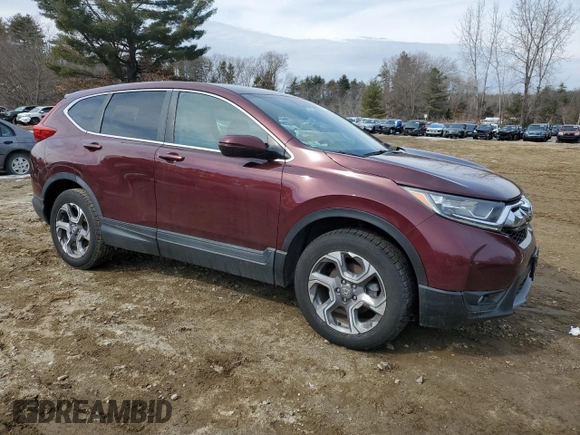 2018 Honda CR-V EX-L with VIN 7FARW2H89JE021822, listed as a Copart auction lot 46796985 with 74,809 mi miles and Salvage Title. Bid and sale history available at carsss.com. Image 4.