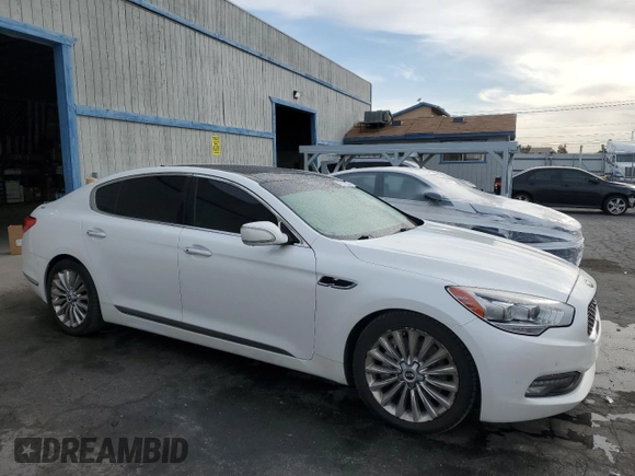 2015 Kia K900 Luxury with VIN KNALW4D42F6017515, listed as a Copart auction lot 47573535 with 143,255 mi miles and Clean title. Bid and sale history available at DreamBid. Image 4.