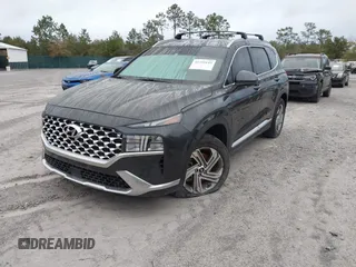 2022 Hyundai Santa Fe SEL with VIN 5NMS24AJ9NH394526, listed as a IAAI auction lot 41759143 with 16,511 mi miles. Bid and sale history available at carsss.com. Image 2.