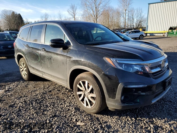 2022 Honda Pilot EX-L with VIN 5FNYF6H53NB093576, listed as a Copart auction lot 41498955 with 31,907 mi miles and Salvage Title. Bid and sale history available at carsss.com. Image 4.