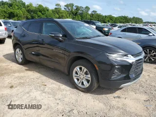 2021 Chevrolet Blazer LT with VIN 3GNKBCRS4MS541390, listed as a Copart auction lot 56626615 with 59,235 mi miles and Non repairable. Bid and sale history available at DreamBid. Image 4.
