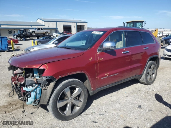 2014 Jeep Grand Cherokee Limited with VIN 1C4RJFBG5EC333186, listed as a Copart auction lot 49230365 with 120,914 mi miles and Salvage Title. Bid and sale history available at carsss.com. Image 1.