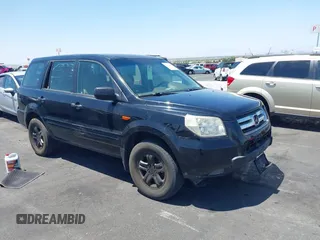 2006 Honda Pilot LX with VIN 2HKYF18176H552157, listed as a IAAI auction lot 42720201 with 169,034 mi miles and . Bid and sale history available at DreamBid. Image 1.