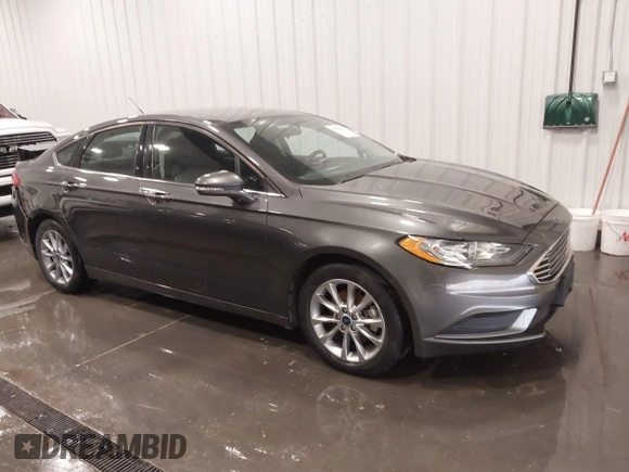 2017 Ford Fusion SE with VIN 3FA6P0HDXHR252448, listed as a IAAI auction lot 41709141 with 111,501 mi miles. Bid and sale history available at carsss.com. Image 1.