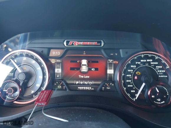 2019 Ram 1500 Rebel with VIN 1C6SRFET7KN831707, listed as a IAAI auction lot 41508675 with 107,334 mi miles. Bid and sale history available at carsss.com. Image 7.
