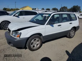 2003 Subaru Forester X with VIN JF1SG63643H728374, listed as a Copart auction lot 72095704 with 204,520 mi miles and Salvage Title. Bid and sale history available at carsss.com. Image 1.