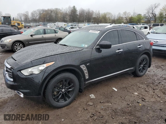 2014 Infiniti QX70 с VIN JN8CS1MWXEM412233, выставлен на аукционе Copart как лот 52859325 с пробегом 109 121 миль миль и Списание • Salvage title. История ставок и продаж доступна на DreamBid. Изображение 1.