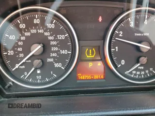 2008 BMW 3 Series 328i with VIN WBAVA33508KX89131, listed as a Copart auction lot 51995325 with 148,735 mi miles and Salvage title. Bid and sale history available at DreamBid. Image 9.