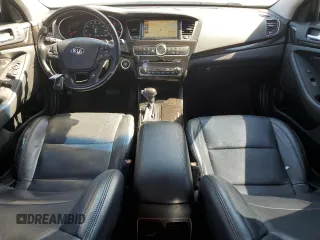 2015 Kia Cadenza Premium with VIN KNALN4D73F5185070, listed as a Copart auction lot 47012445 with 96,253 mi miles and Salvage Title. Bid and sale history available at carsss.com. Image 8.